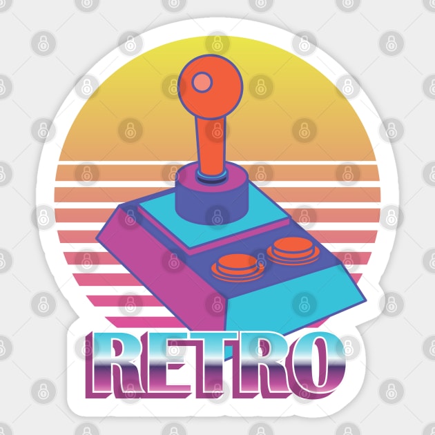 Retro Gaming Machine Sticker by cInox